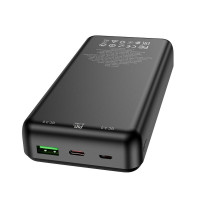 Зовнішній акумулятор HOCO J87A Tacker PD20W+QC3.0 power bank(20000mAh) Black (Цвет 7073) - фото № 2
