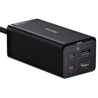 Мережевий зарядний пристрій Baseus GaN5 Pro Desktop Fast Charger 1U+2C+HDMI 67W with 1.5m power cord EU Black (Колір Black) - фото № 5