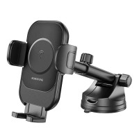 Автотримач для телефона з БЗП BOROFONE BH203 Blue Charm wireless fast charging car holder(center console) (Цвет 7073) - фото № 2