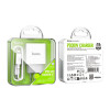 Мережевий зарядний пристрій HOCO C76A Pro Majestic single port PD30W charger set (C to iP)(EU) White (Білий)- № 2