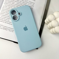 Чохол для смартфона Silicone Full Case AA Camera Protect for Apple iPhone 16 27,Mist Blue (Колір Mist Blue) - фото № 7
