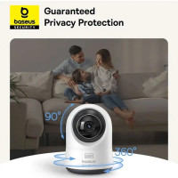 IP-камера відеоспостереження Baseus Security P1 Pro Indoor Camera 3K White EU (Цвет Білий) - фото № 8