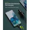 Автомобільний зарядний пристрій Baseus Superme Digital Display PPS Dual Quick Charger Car Charger 100 W Black (Черный)- № 4