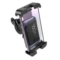 Автотримач для телефона HOCO H82 Vista bicycle Motorcycle Universal holder Black Metal Gray (Цвет Black Metal Gray) - фото № 4