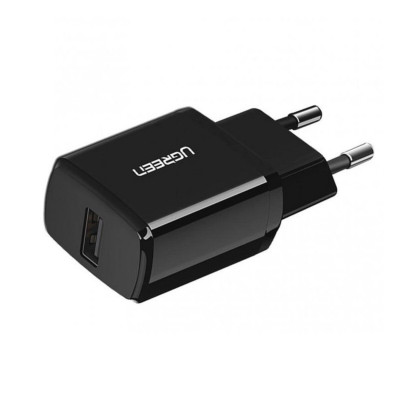 Зарядний пристрій UGREEN ED011 USB Wall Charger (Black(UGR-50459) - зображення 1