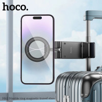Тримач для телефона HOCO H62 Nimble ring magnetic travel stand Black (Колір Black) - фото № 7