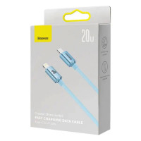 Кабель Baseus Gem Fast-Charging Data Cable USB-C to iP 20W 2m Galaxy Blue  - фото № 2