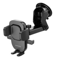 Автотримач для телефона BOROFONE BH60 Dainty center console car holder Black (Колір Черный) - фото № 3