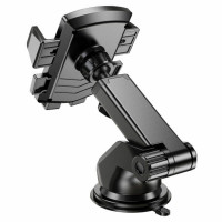 Автотримач для телефона HOCO CA83 David one-button center console car holder Black (Колір Черный) - фото № 2