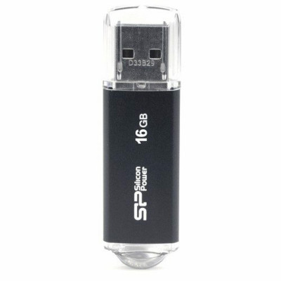 Flash SiliconPower USB 2.0 Ultima II - I series 16Gb Black - зображення 1