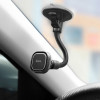 Тримач для мобільного HOCO CA55 Astute series windshield car holder Black/Gray (6931474707543) - зображення 4