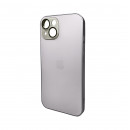 Чохол для смартфона AG Glass Matt Frame Color Logo for Apple iPhone 15 Titanium Grey
