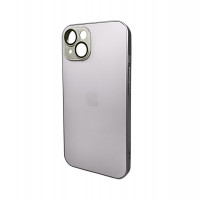 Чохол для смартфона AG Glass Matt Frame Color Logo for Apple iPhone 15 Titanium Grey