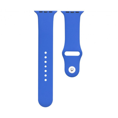 Ремінець для годинника Apple Watch Silicone Classic 42/44/45/49mm 3.Vivid Blue - зображення 1