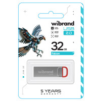 Флеш-накопичувач Wibrand USB 2.0 Falcon 32Gb Red (Колір Красный) - фото № 2
