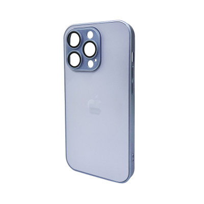 Чохол для смартфона AG Glass Matt Frame Color Logo for Apple iPhone 14 Pro Sierra Blue - изображение 1