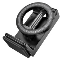 Тримач для телефона HOCO H62 Nimble ring magnetic travel stand Black (Колір Black) - фото № 3