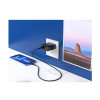 Мережевий зарядний пристрій CHAROME C12 3-Port Digital Display Fast Charger Black - зображення 2