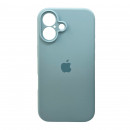 Чохол для смартфона Silicone Full Case AA Camera Protect for Apple iPhone 16 27,Mist Blue