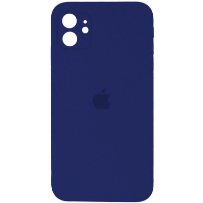 Чохол для смартфона Silicone Full Case AA Camera Protect for Apple iPhone 11 39,Navy Blue - зображення 1