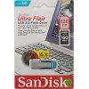 Флеш-накопичувач SanDisk USB 3.0 Ultra Flair 128Gb Blue (Голубой)- № 2