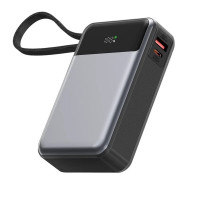 Зовнішній акумулятор ACEFAST M21 PD65W power bank with cable 20000mAh Black (Цвет 7073) - фото № 4