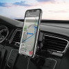 Автотримач для телефона з БЗП HOCO CA105 Guide three-axis linkage wireless charging car holder Black (Черный)- № 5