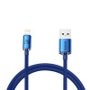 Кабель Baseus Crystal Shine Series Fast Charging Data Cable USB to iP 2.4A 2m Blue k56847 - № 1 Кабель Baseus Crystal Shine Series Fast Charging Data Cable USB to iP 2.4A 2m Blue (Синий) Baseus - № 1