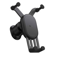 Автотримач для телефона з БЗП Baseus Stable Gravitational Wireless Charging Car Mount Pro 15W (Air Outlet Version) Black  - фото № 3