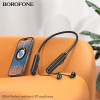 Бездротові навушники BOROFONE BE64 Perfect neckband BT earphones Black (Черный)- № 4
