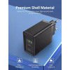 Зарядний пристрій Vention Two-Port USB(A+C) Wall Charger (18W/20W) EU-Plug Black (FBBB0-EU) - зображення 5