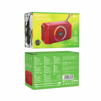 Портативна колонка BOROFONE BR17 Cool sports wireless speaker Red (Колір 7070) - фото № 3