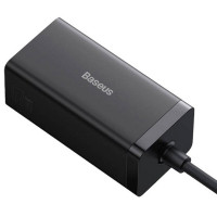 Мережевий зарядний пристрій Baseus GaN5 Pro Desktop Fast Charger 1U+2C+HDMI 67W with 1.5m power cord EU Black (Колір Black) - фото № 6