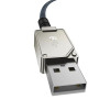 Кабель Baseus Unbreakable Series Fast Charging Data Cable USB to iP 2.4A 1m Stellar White (Stellar-White)- № 7