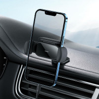 Автотримач для телефона Baseus Steel Cannon pro Solar Electric Car Mount Black (Колір Черный) - фото № 8