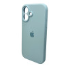 Чохол для смартфона Silicone Full Case AA Camera Protect for Apple iPhone 16 27,Mist Blue (Mist Blue)- № 5