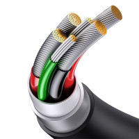 Кабель Baseus Superior Series (SUPERVOOC) Fast Charging Data Cable USB to Type-C 65W 1m Black (Колір 7073) - фото № 7