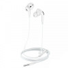 Навушники HOCO M101 Pro Crystal sound wire-controlled earphones with microphone White (6931474782380)