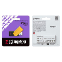Флеш-накопичувач Kingston USB 3.2 DT Exodia S 512GB Black/Yellow (Колір Black) - фото № 2