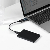 Адаптер Baseus Ingenuity Series Mini OTG Adaptor Type-C to USB-A 3.1 Blue  - фото № 3