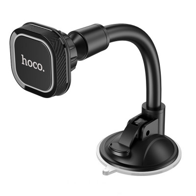Тримач для мобільного HOCO CA55 Astute series windshield car holder Black/Gray (6931474707543) - зображення 1