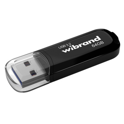 Flash Wibrand USB 3.2 Gen1 Marten 64GB Black - изображение 1