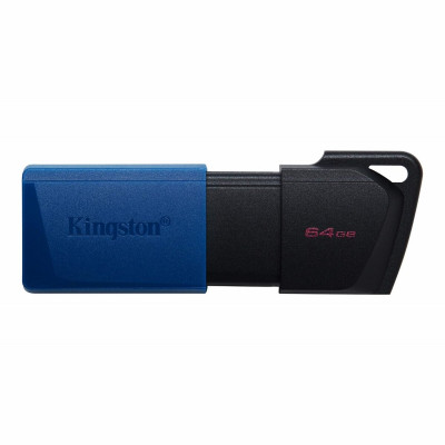 Flash Kingston USB 3.2 DT Exodia M 64GB Black/Blue 2 Pack - изображение 1