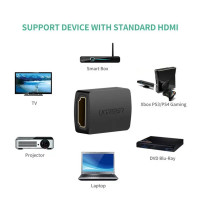 Адаптер UGREEN HDMI Female to Female Adapter (Black)(UGR-20107) (Цвет Black) - фото № 3