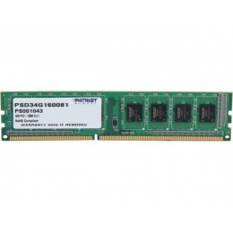 DDR3 Patriot 4GB 1600MHz CL11 512X8 DIMM