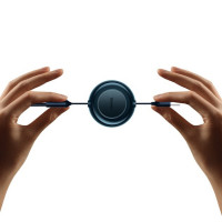 Кабель Baseus Bright Mirror 2 Series Retractable 3-in-1 Fast Charging  Data Cable USB to M+L+C 3.5A 1.1m Blue (Колір Синий) - фото № 8