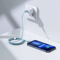 Кабель Baseus Gem Fast-Charging Data Cable USB-C to iP 20W 1m Galaxy Blue  - фото № 7