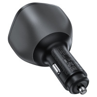 Автомобільний зарядний пристрій ACEFAST B14 165W (2*USB-C+USB-A) 3-port car charger Black (Цвет Black) - фото № 3