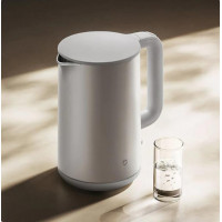 Електрочайник Xiaomi Mijia Smart Electric Kettle S1 + (перехідник на EU розетку) (Цвет Silver) - фото № 4