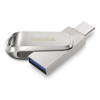 Флеш-накопичувач SanDisk USB 3.1 Ultra Dual Luxe Type-C 64Gb (150 Mb/s) (Колір Серый) - фото № 2